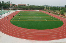 亞強(qiáng)體育施工案例:透氣跑道施工YQ-0013,